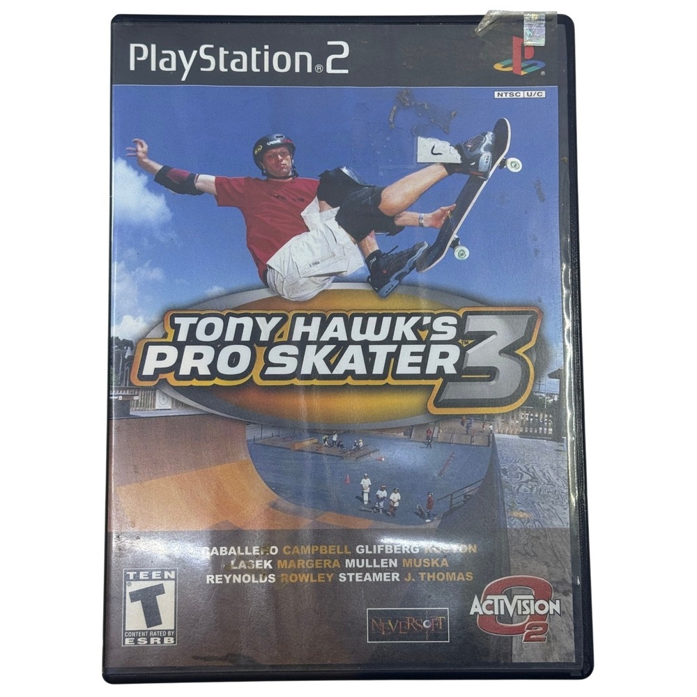Tony Hawk's Pro Skater 3 Sony PlayStation 2 PS2 Game with Manual SLUS 20013 - Picture 1 of 4